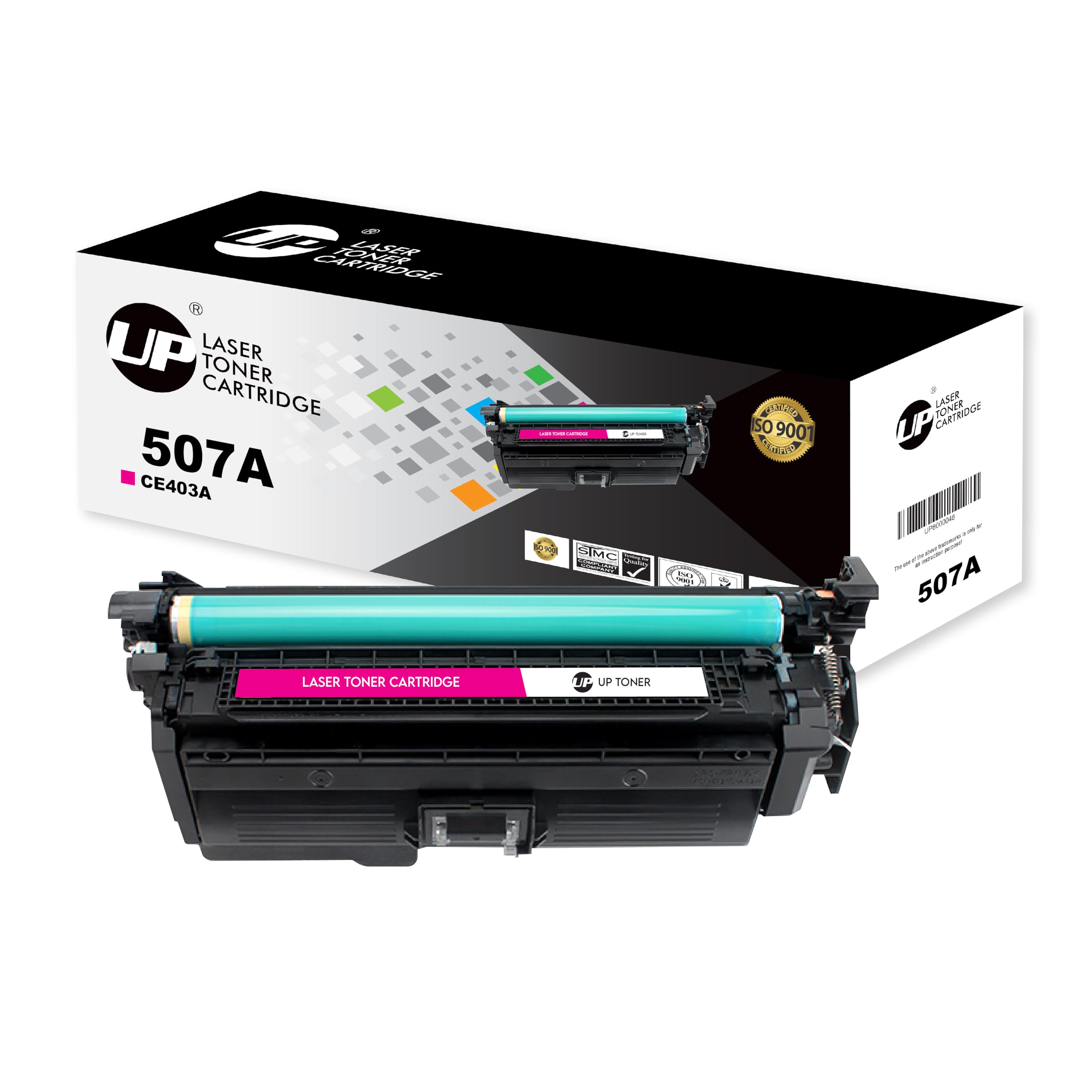 UP 507A Toner Cartridge CE400A Compatible For Laser Jet Enterprise 500 Color M551n M525f M525dn M570M 575f Printer 400A 507 (MAGENTA)