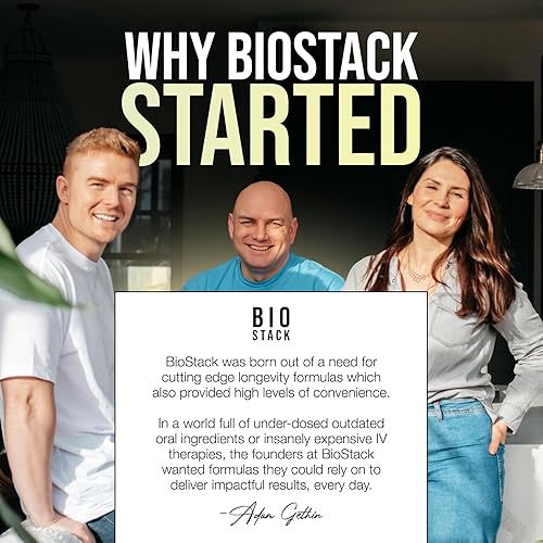 Miniatura 8 de BIOSTACK NAD Regen (suministro de 30 días) - Suplemento avanzado de NAD+ con NAD3, espermidina de yüth, resveratrol, niacinamida  Alternativa NMNH