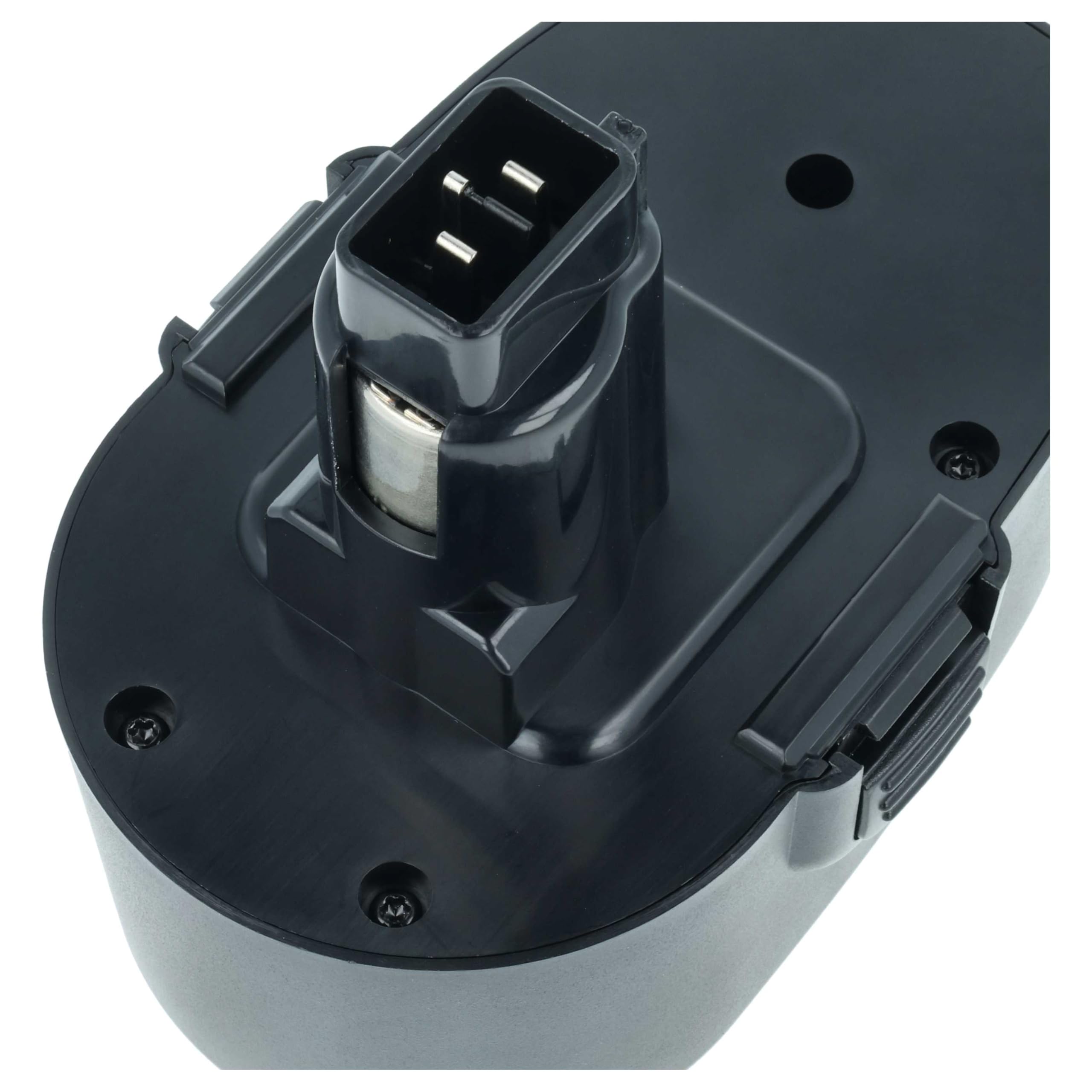 vhbw batteria compatibile con Black & Decker HP932K-2, KC1882C, KC1882CN, CD18CBK, CD18CE, FSL18, FS18 utensile (2100 mAh, NiMH, 18 V)
