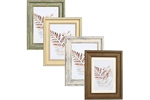 4x6 Rustic Picture Frames with Vintage Wood Grain: A Perfect Touch for Your Memories