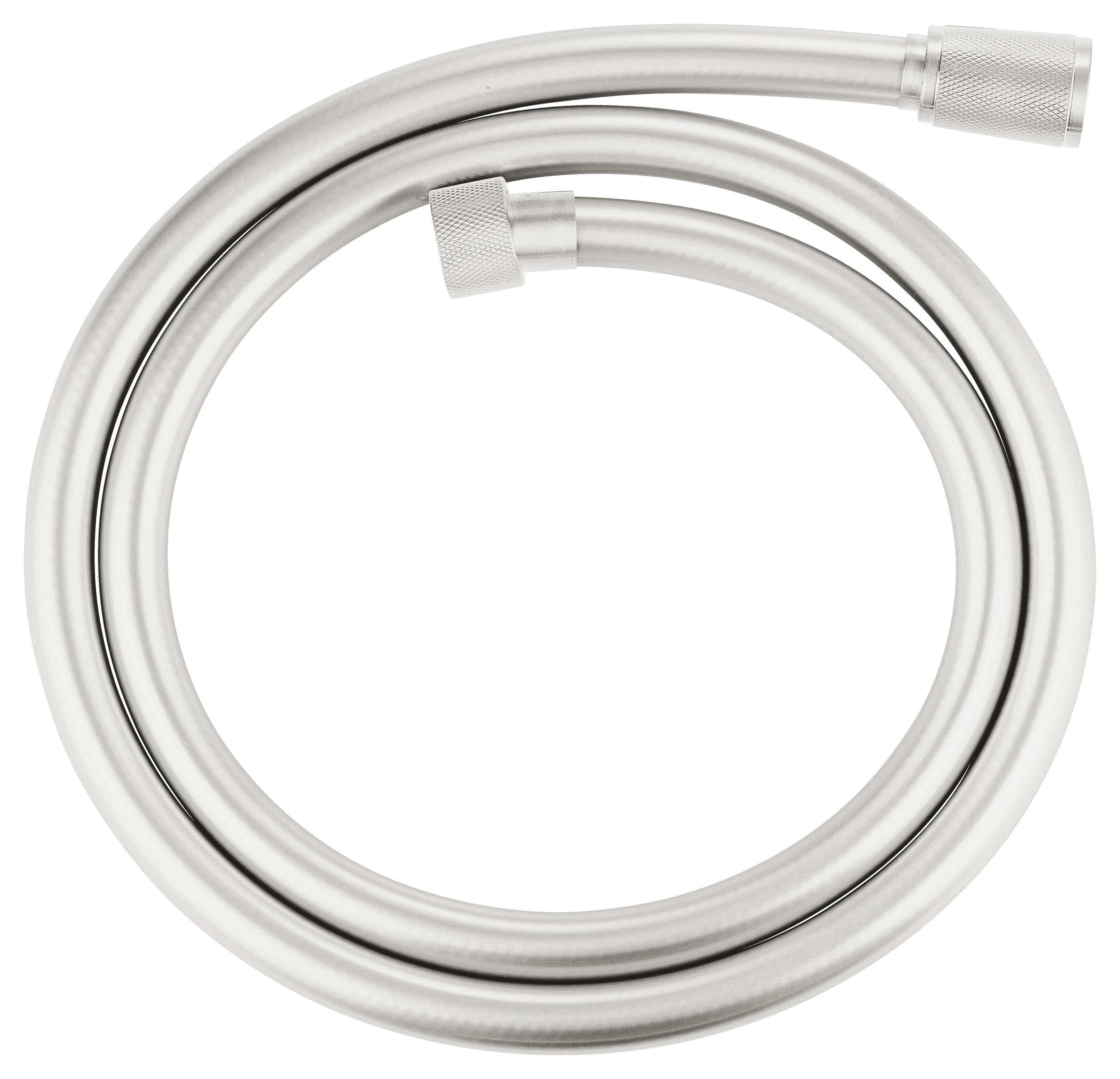Grohe Silverflex Shower Hose - 1250Mm Long - Super Steel Finish: Super Steel