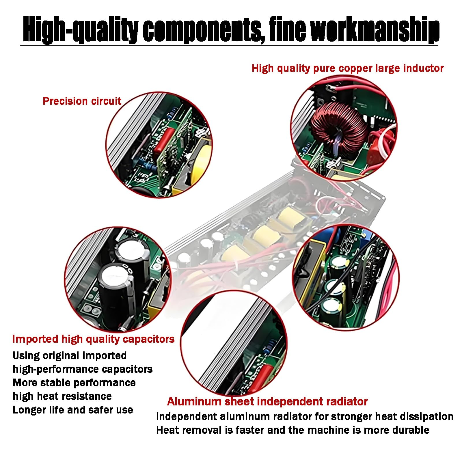 Convertidor Onda Pura ​3000W 4000W 5000W 6000W Inversor DC 12V/24V/48V/60V/72V a AC 110V/220V ​Transformador,para Camion Instalacion Solar Power Inverter,con Pantalla Digital Y Toma(3000W,24Vto110V)
