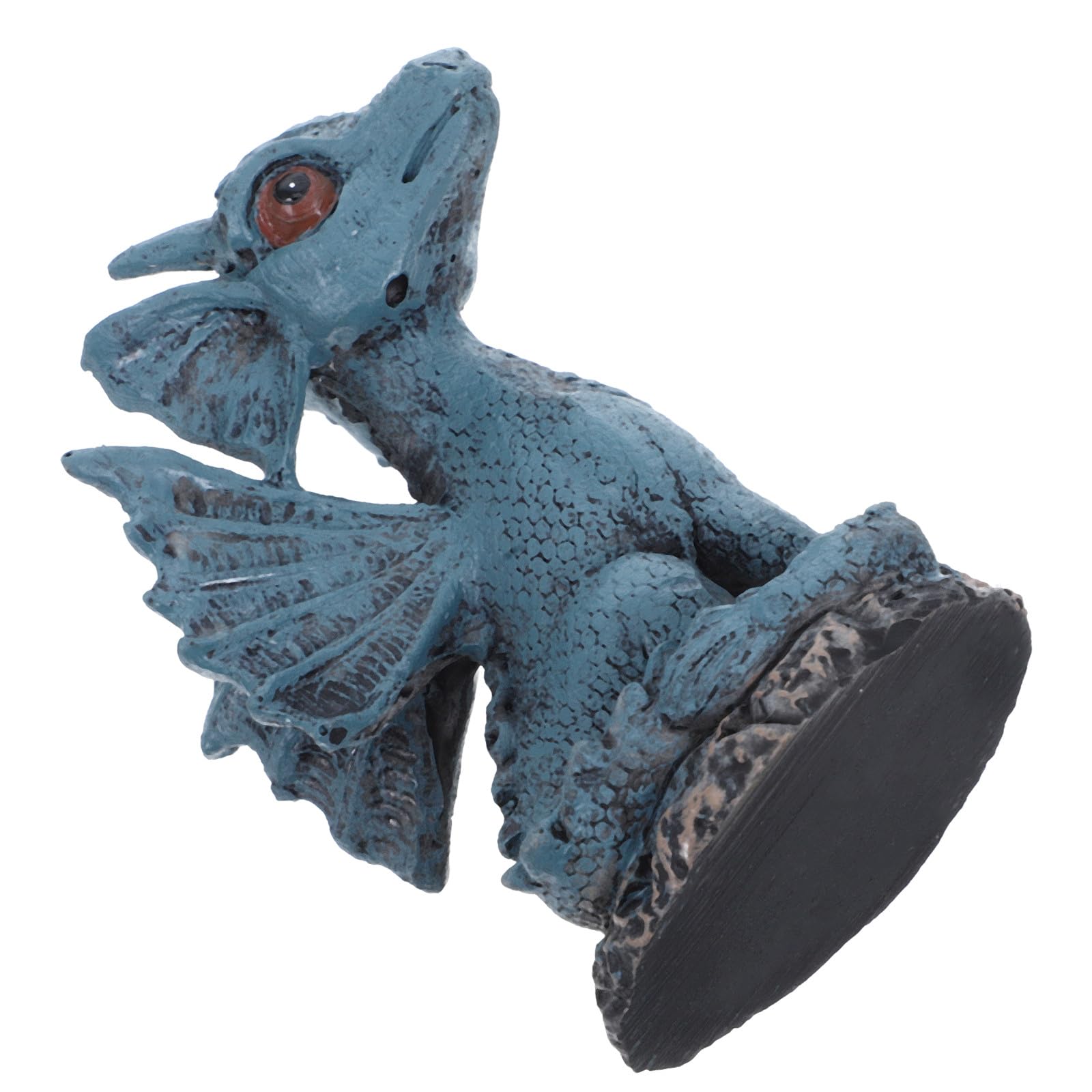 KALLORY Cute Resin Dragon Statue Garden Sculpture for Terrarium, Xmas