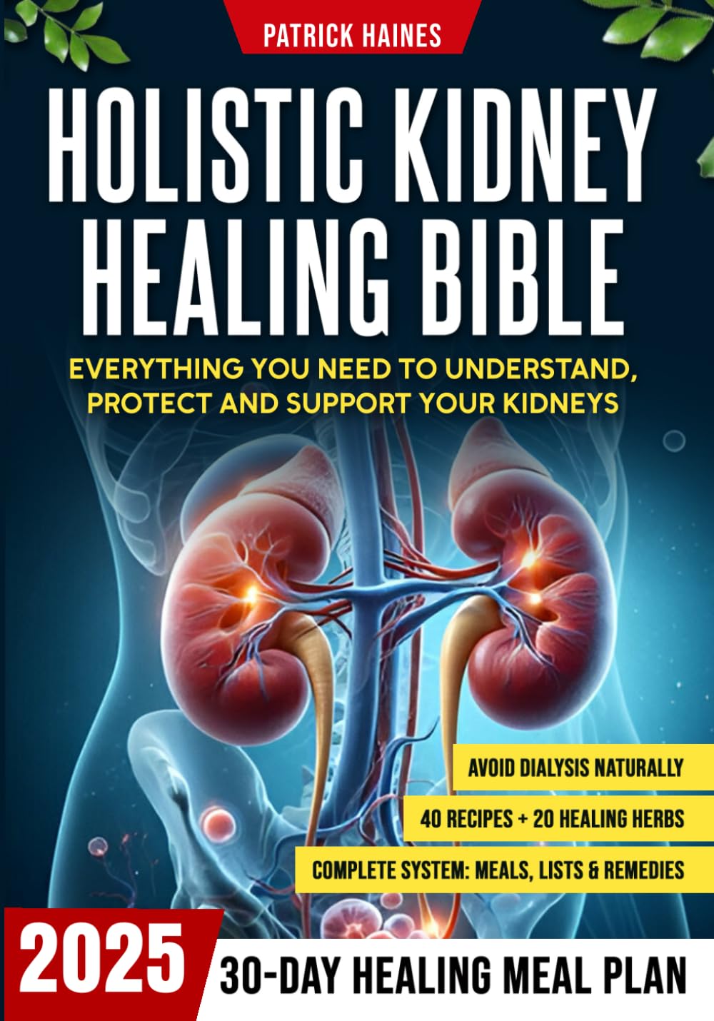 Holistic Kidney Healing Bible: A Science-Backed Program to Cleanse, Detox & Repair Your Kidneys | Low Sodium & Potassium Plan to Avoid Dialysis and