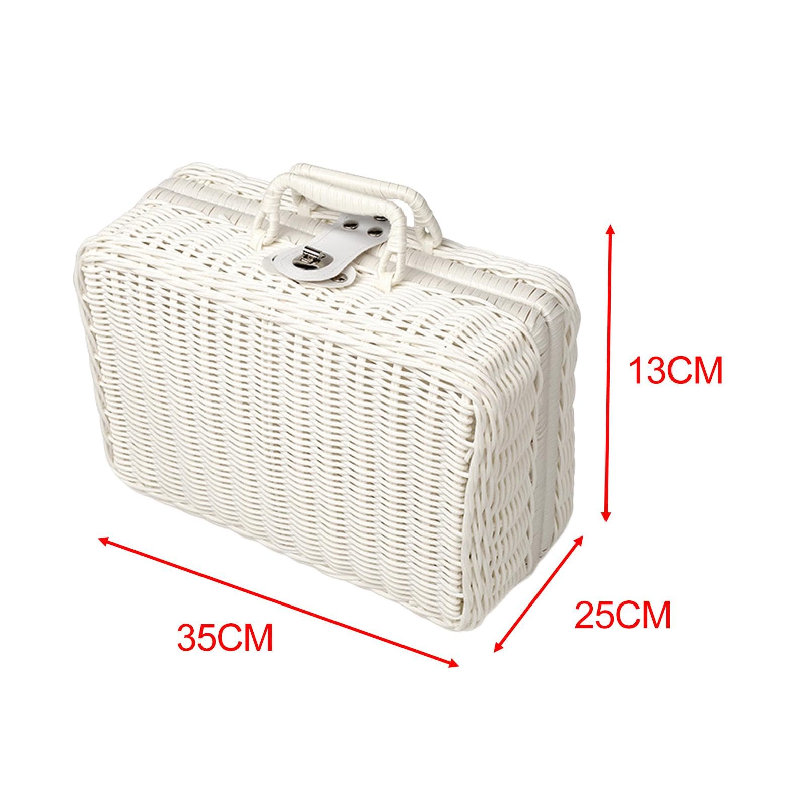 Amazon｜Benboo ピクニックバスケット、織物収納バスケットボックス