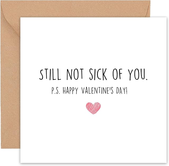 Felbridge Studio - Valentines Card - Valentines Card Husband - Valentines Card Him - Wife Her Boyfriend Fiancé Funny Girlfriend Fiancee - Gay Lesbian - Valentine's Cards Rude Cute Naughty Large -14cm