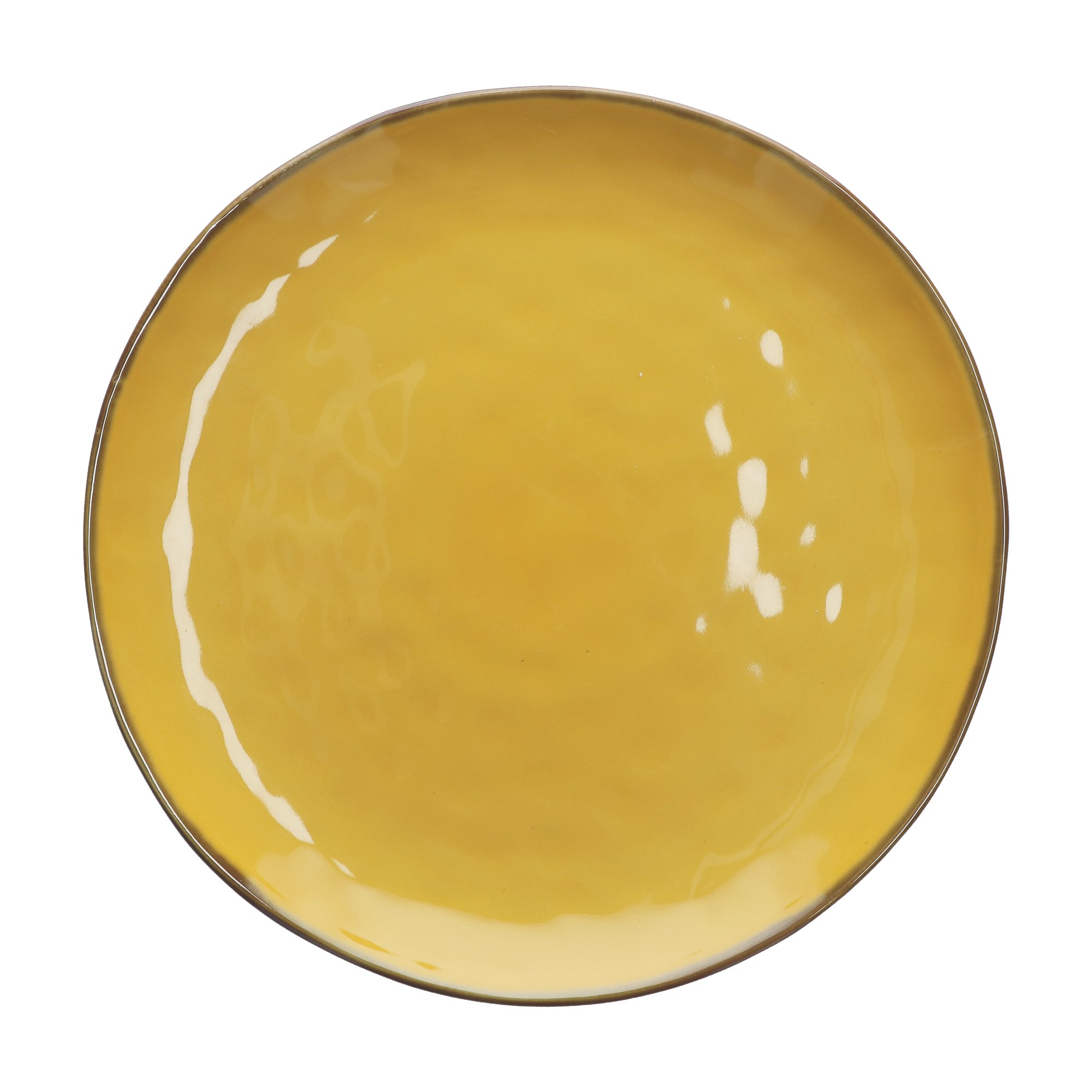 Rose & Tulipani Concerto Round Tray Ochre