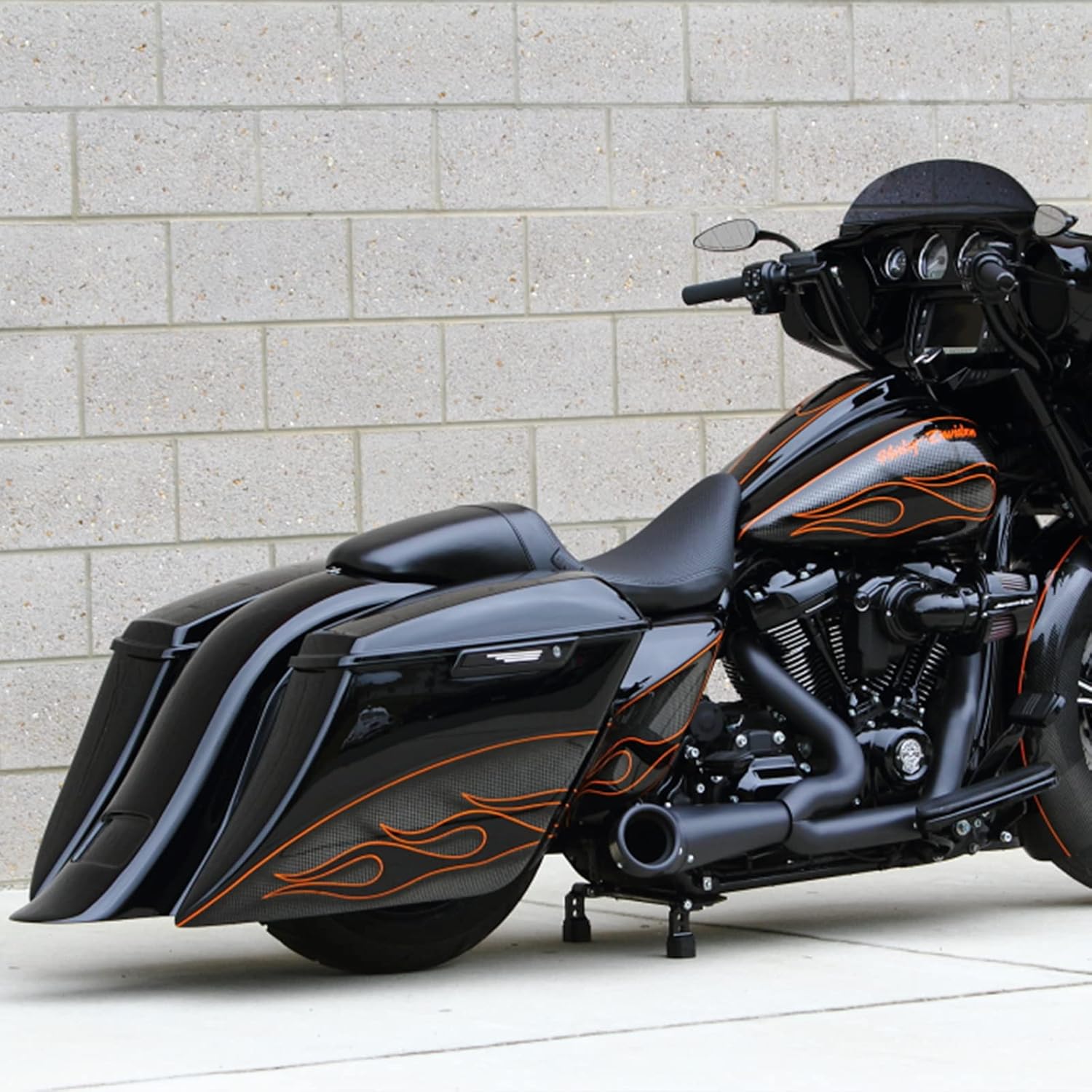 NASTY HOG MOTORCYCLE PARTS CO. NastyHog KATANA REAR FENDER & SADDLEBAGS FOR 2014-2023 HARLEY TOURING MODELS : Automotive