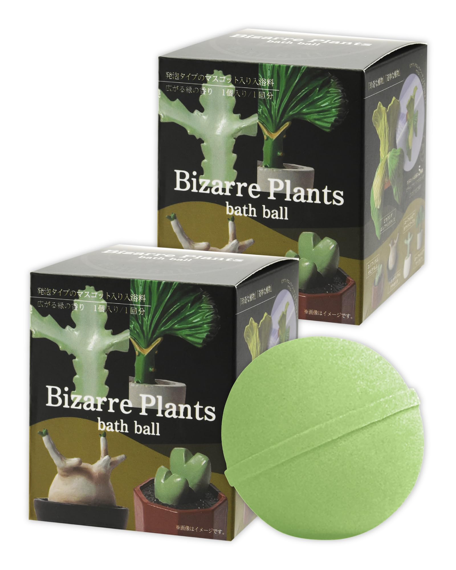 Amazon | 入浴剤 バスボール 植物 ビザールプランツ 写実 2個セット