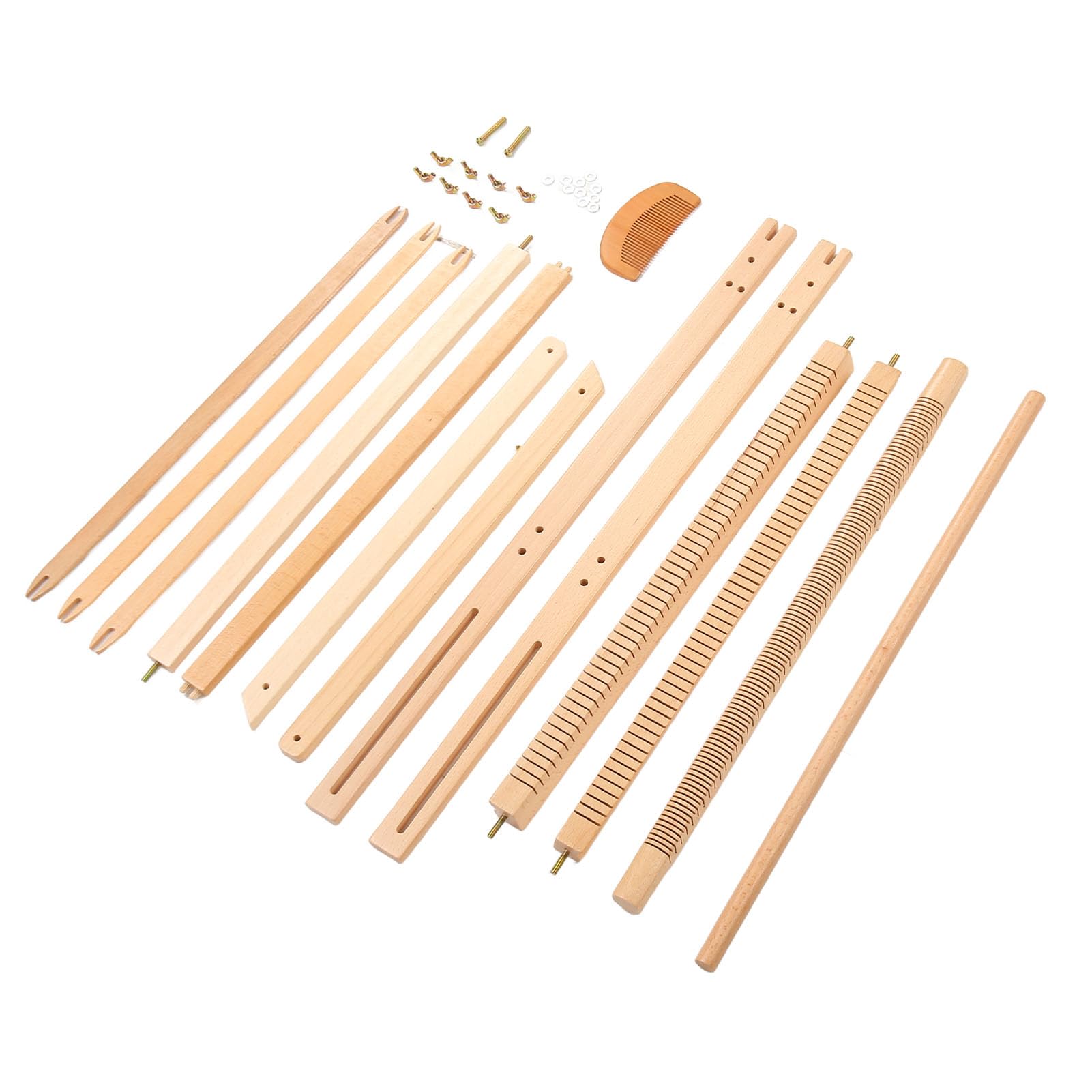 Kit Telaio per Tessere, Telaio Tessile Facile da Assemblare, per Hobby | Materiale in legno massiccio, Adatto ai principianti, Ideale per progetti fai da te