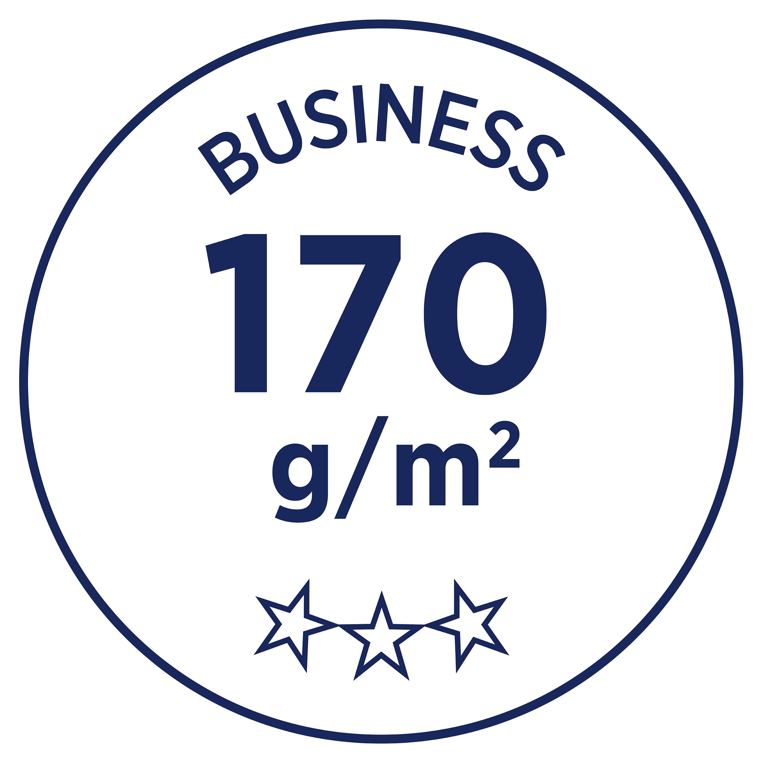 Avery Zweckform Art. 1298 Business Colour Laser Papier (150 Blatt, 170 g/m², DIN A4, glänzendes Druckerpapier, beidseitig beschichtet, wischfest, Flyerpapier für Laser-Drucker & Kopierer) weiß
