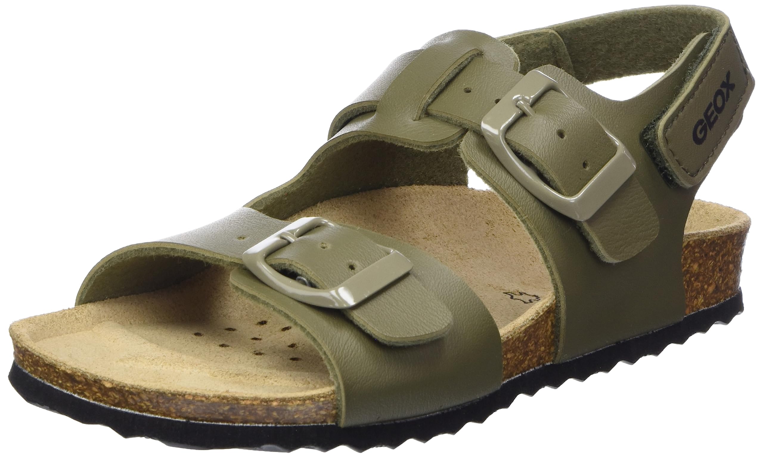 Geox J GHITA BOY D, Sandalia para Niños, MILITARY, 24 EU