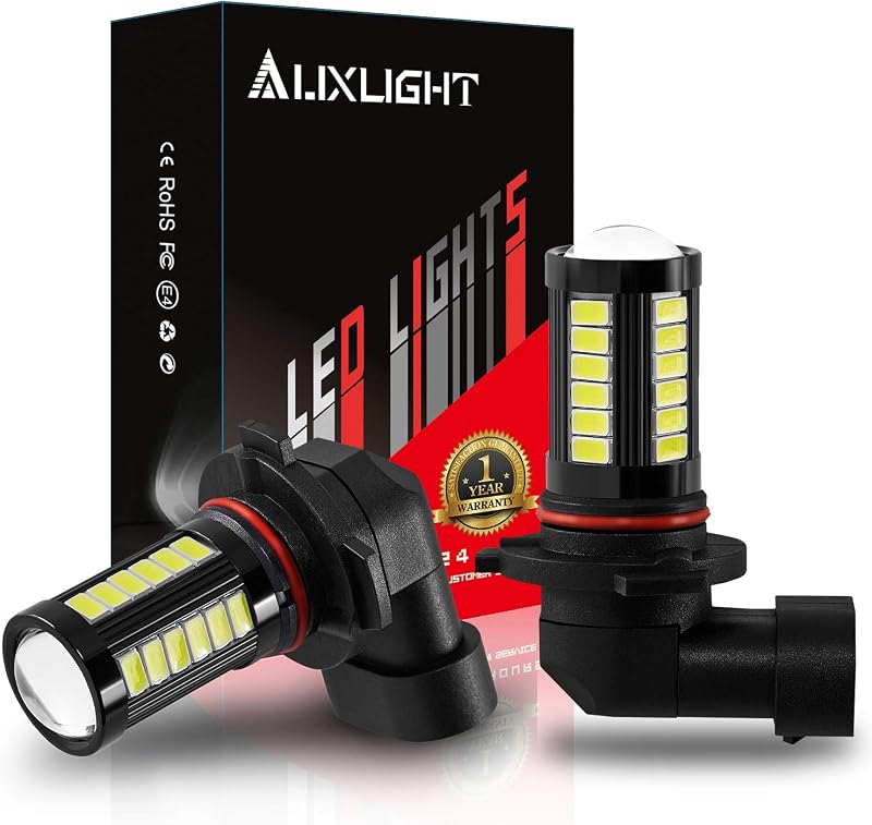 Lâmpadas LED para farol de neblina AUXLIGHT 9006 HB4 6000K 2800 lm – Par com 2 unidades