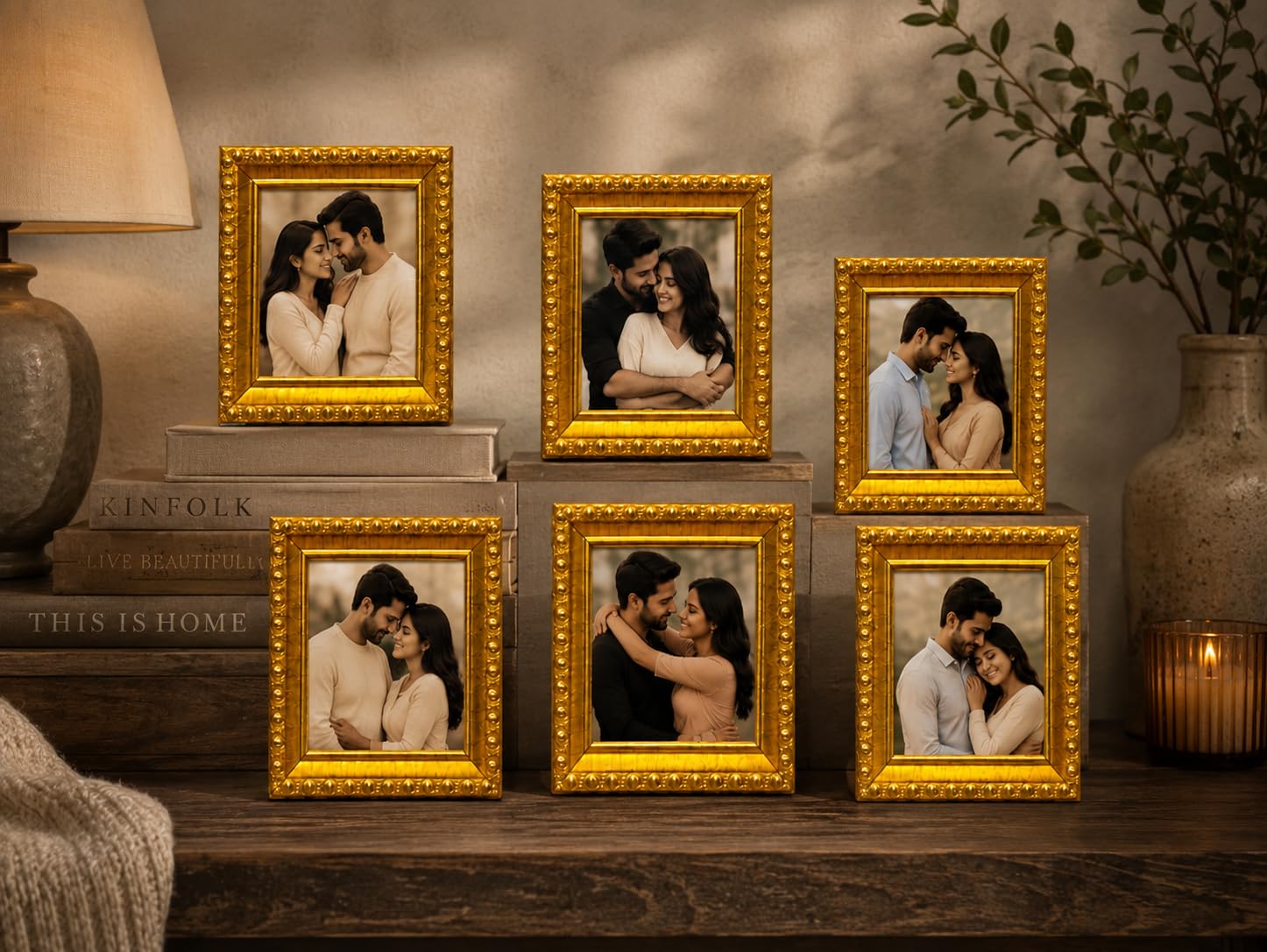 6 White Photo Frames - Acrylic Gallery Wall Set -7