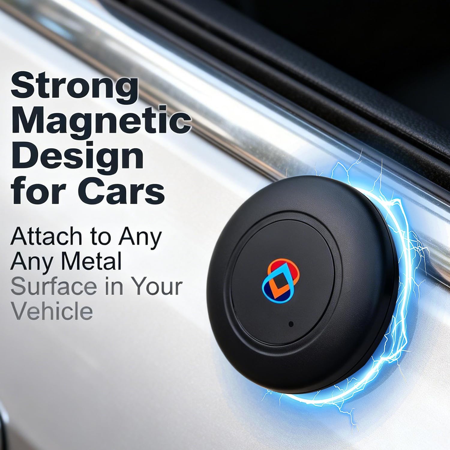 GPS Tracker for Vehicles, Cars, Motorcycles & Fleet - Real-Time Portable Magnetic Tracking Device, No Monthly Fee No Subscription, Global Coverage Location Tracker for Car Kids, Elderly, Pets & Assets