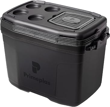 Caixa Térmica Grande 32 Litros Max 360 Primeplas 45 Latas Cor Preto