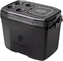 Caixa Térmica Grande 32 Litros Max 360 Primeplas 45 Latas Cor Preto