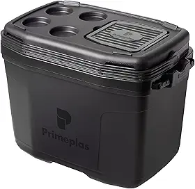 Caixa Térmica Grande 32 Litros Max 360 Primeplas 45 Latas Cor Preto
