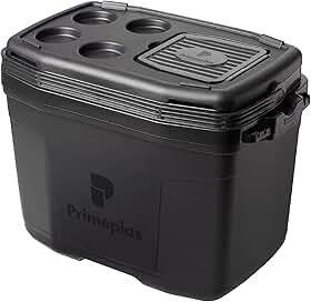 Caixa Térmica Grande 32 Litros Max 360 Primeplas 45 Latas Cor Preto