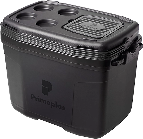 Caixa Térmica Grande 32 Litros Max 360 Primeplas 45 Latas Cor Preto