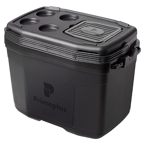 Caixa Térmica Grande 32 Litros Max 360 Primeplas 45 Latas Cor Preto Caixa Térmica Grande 32 Litros Max 360 Primeplas 45 Latas Cor Preto