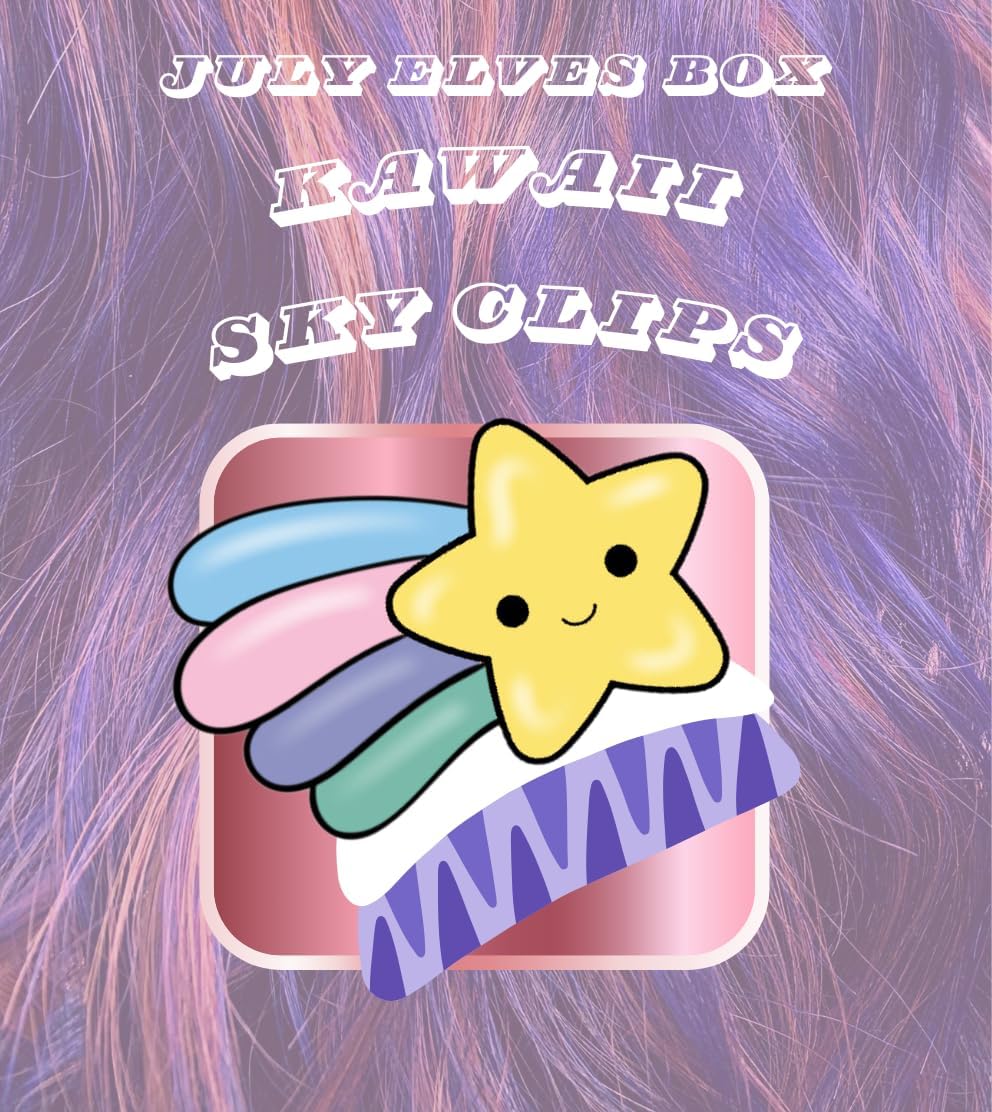 SOPHIE & TOFFEE Kawaii Sky Clips Exclusive Elves Box | Kawaii Sky Clip Craft Box | Resin Sky Clip Craft Kit | UV Resin Craft Box | Exclusive Elves Craft Kit