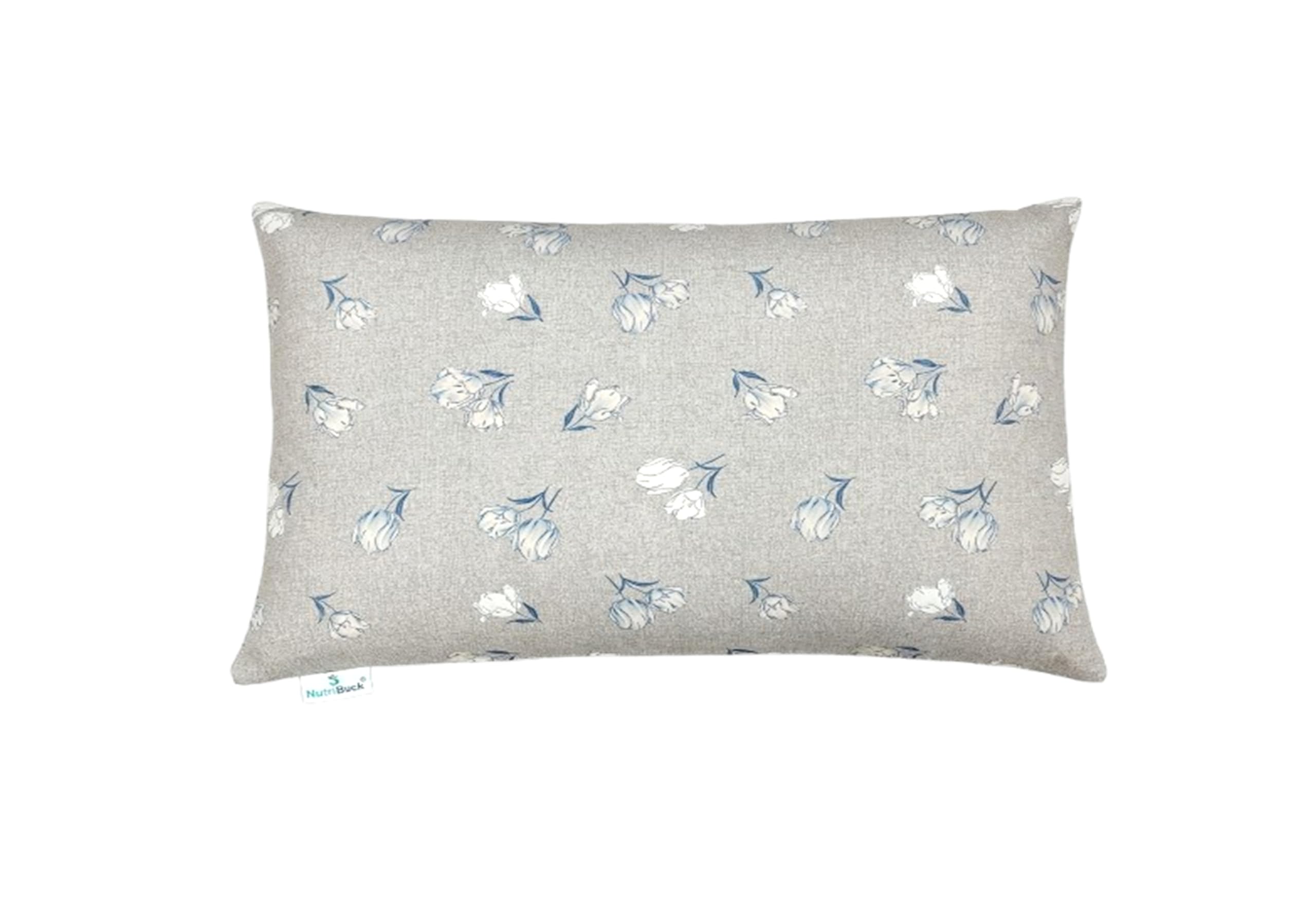 Buckwheat Hulls Mini Pillow | Small Size | 11" x 17" inches | Ideal Pillow for Kids, Office Use, Home | Pillow for Neck Pain | (Moonlight Mist)-image-30