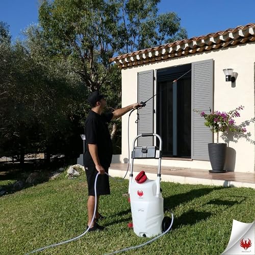 PHOENIX - Pro Sprayer Evo Pulvérisateur Électrique 35L - 2 Batteries Lithium 18V - Portée 10m - Autonomie 3h - Idéal pour Démoussage, Nettoyage et Entretien Extérieur - Pulvérisateur Toiture - 3