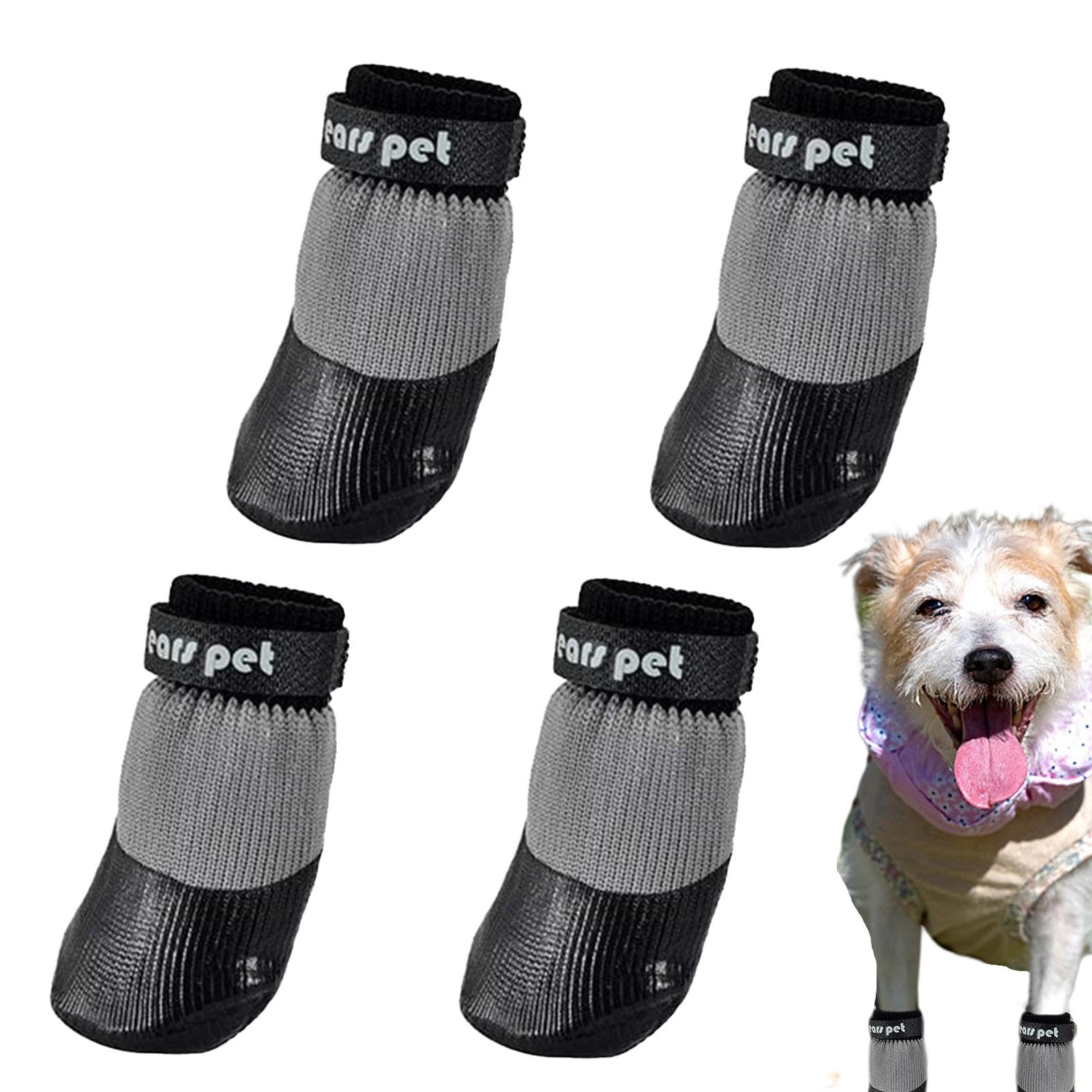 Dog Boots for Injured Paws | Waterproof Dog Shoes | non-slip Dog Foot Cover | Paw Protectors Dog Shoes for pets going out, outdoor walking, indoor sports