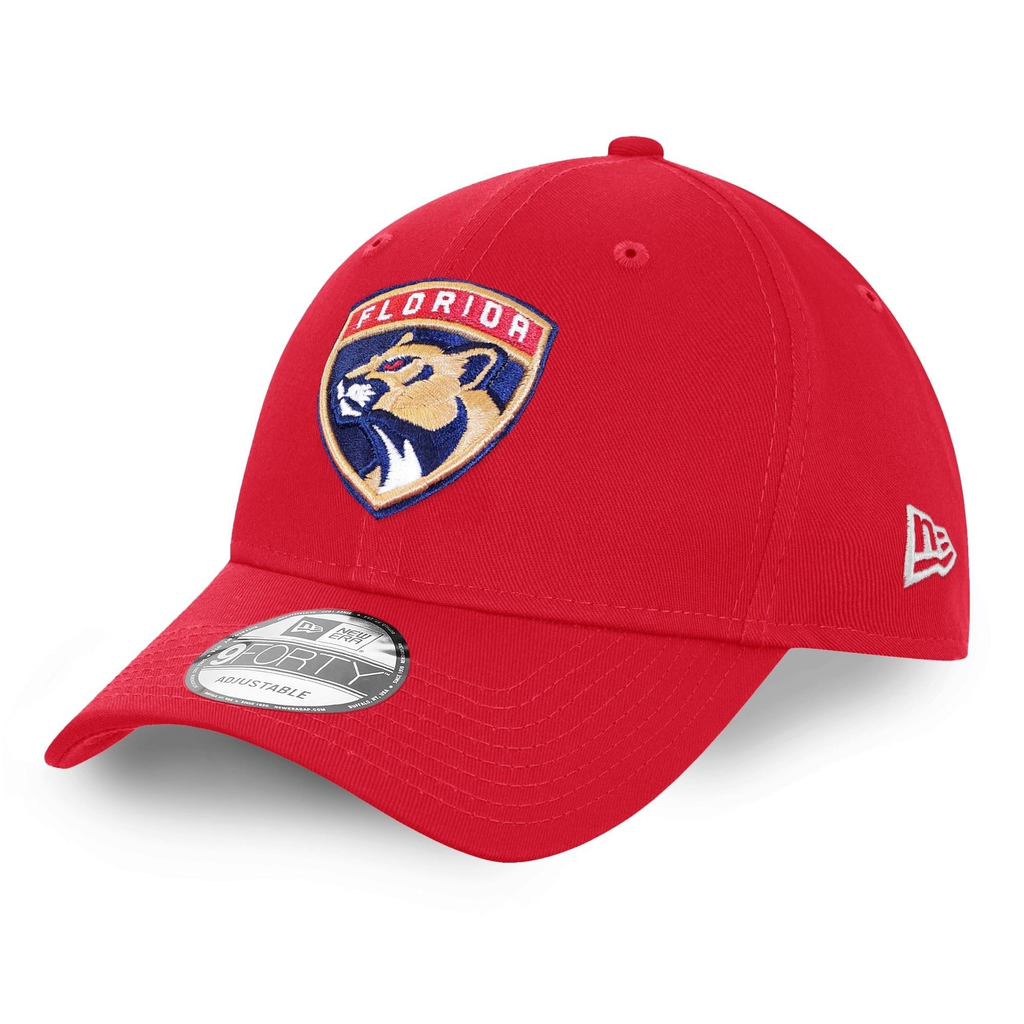 New Era Florida Panthers NHL Injection Red 9Forty Adjustable Snapback Cap