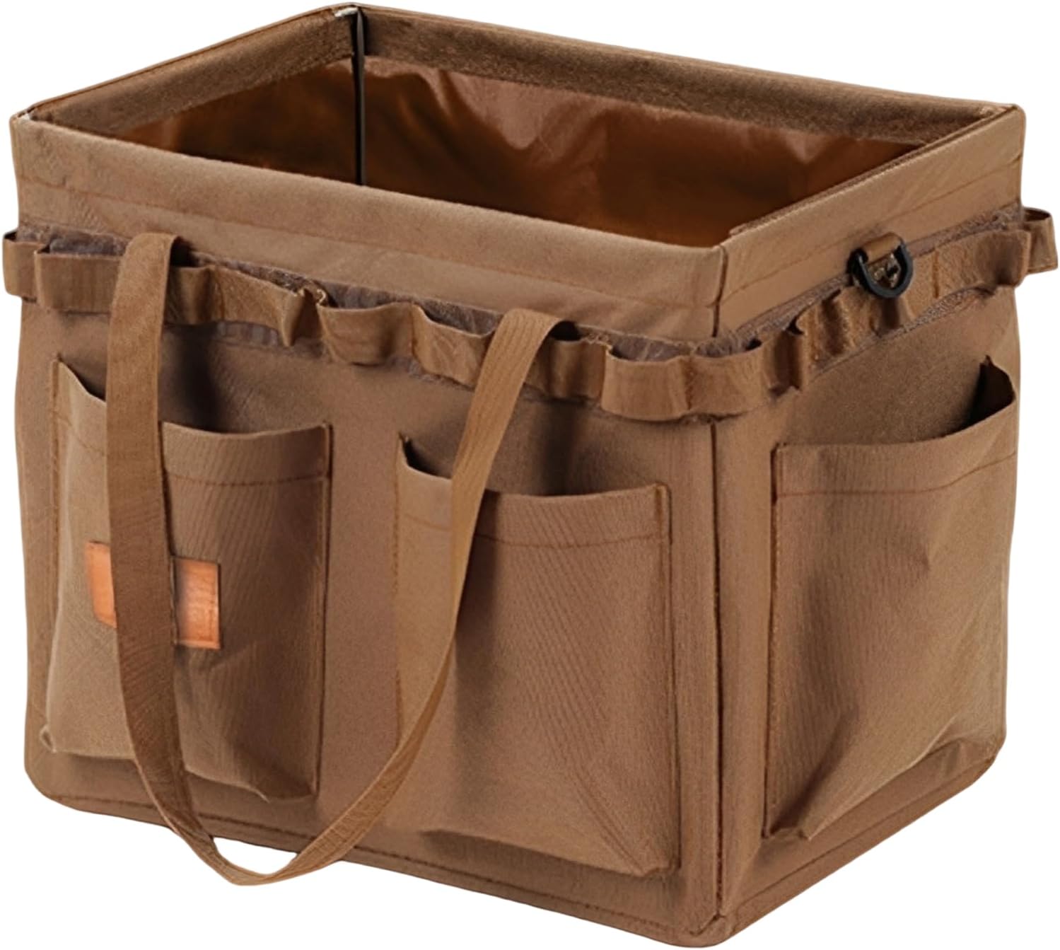 Camping Storage Bag, Lightweight Portable Oxford Cloth, Tool Box And Firewood Carrier With Multiple Pockets, Foldable, 14.6 X 10.6 X 13 In, 24.7 Oz