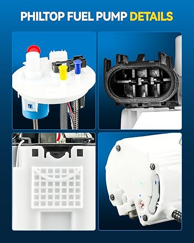 Miniatura 187 de PHILTOP Electric Fuel Pump Assembly Fits For Chevrolet S10 1985-1991, GMC S15 1985-1990, GMC Sonoma 1991, GMC Syclone 1991, SP06B1H