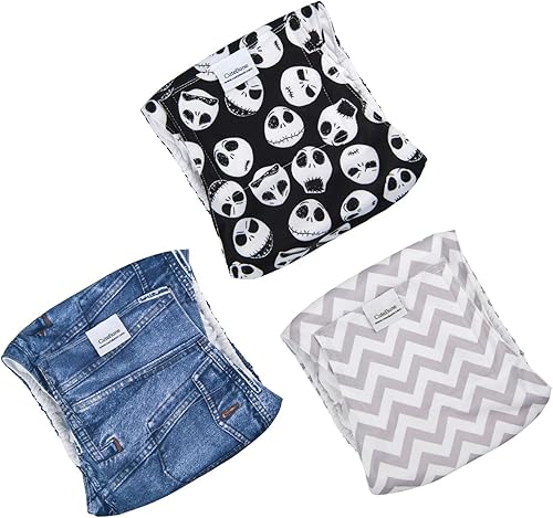 Miniatura 2 de CuteBone - Pañales para perros macho, pañales lavables para perros, DM06M