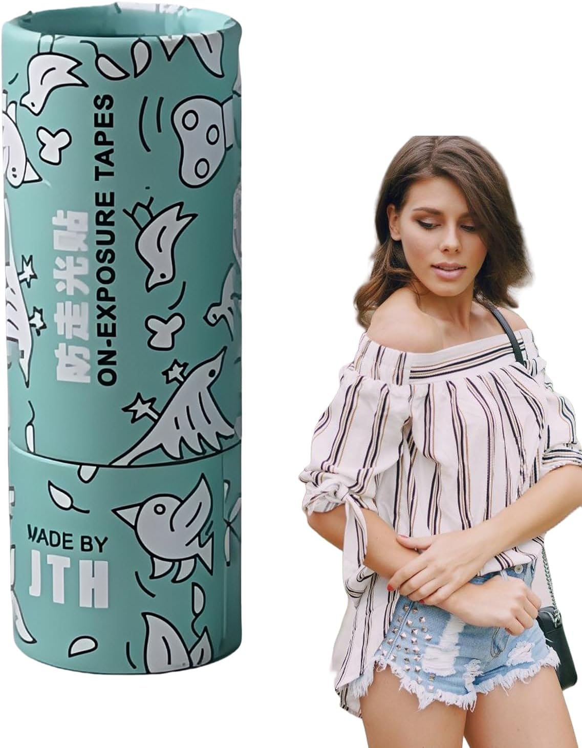 Anti-Exposure Sticker For Clothes | Strapless Dress Support Strips | 50X Transparent Double Sided Strips For Women And Girls Safety Shoulder Skirt Adjustment