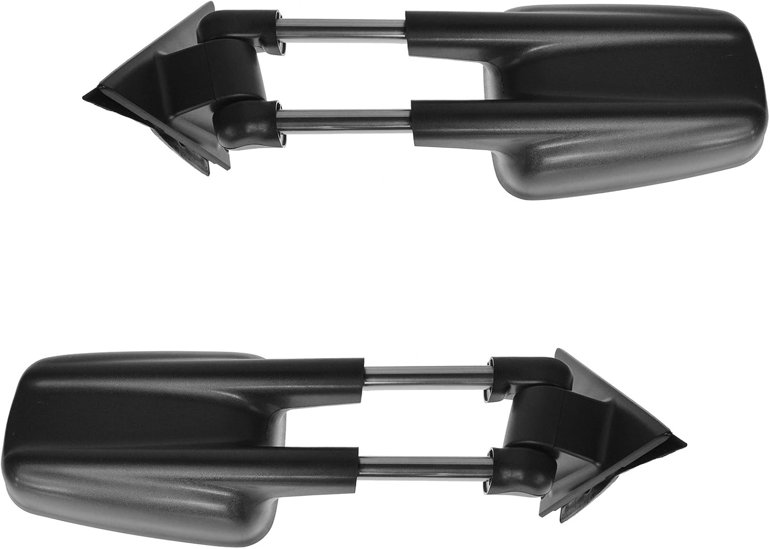 Trail Ridge Towing Mirror Set 2 Piece Manual Folding Textured Compatible with 94-04 Chevrolet S10 94-05 Blazer 94-01 GMC Jimmy 94-04 Sonoma 96-01 Oldsmobile Bravada 96-00 Isuzu Hombre
