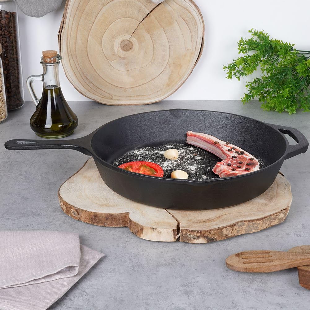 orion group Gusseisenpfanne Bratpfanne Gusseisen Pfanne Cast Iron Pan 30 cm