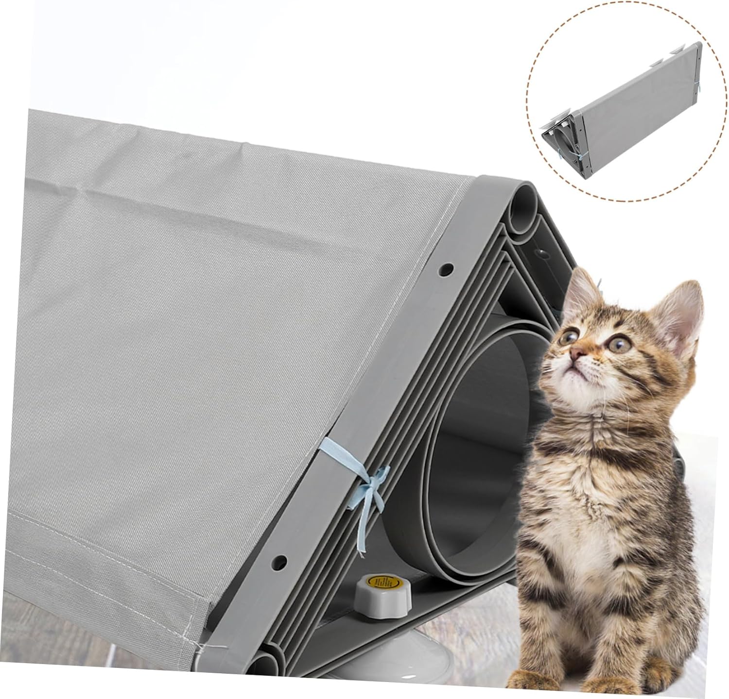 Household Cat Tunnel Breathable Interactive Pet Toy for Indoor Cats Hiding Tunnel and Sleeping Nest for Fun Playtime and Comfort