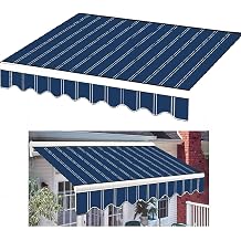 Sunsetter,Patio Covers For Shade And Rain Awnings For Patio Retractable Patio Awning Replacement Patio Awning Fabric Replacement Canvas Waterproof Sun Shade Cover For Window Door Market Without Frame