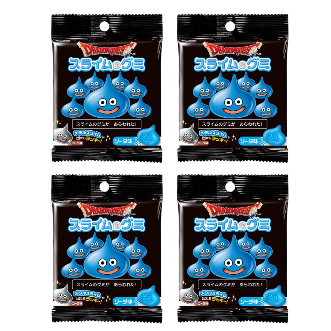 Amazon | 【関東限定】スライムのグミ35g×4袋 ソーダ味 まとめ買い