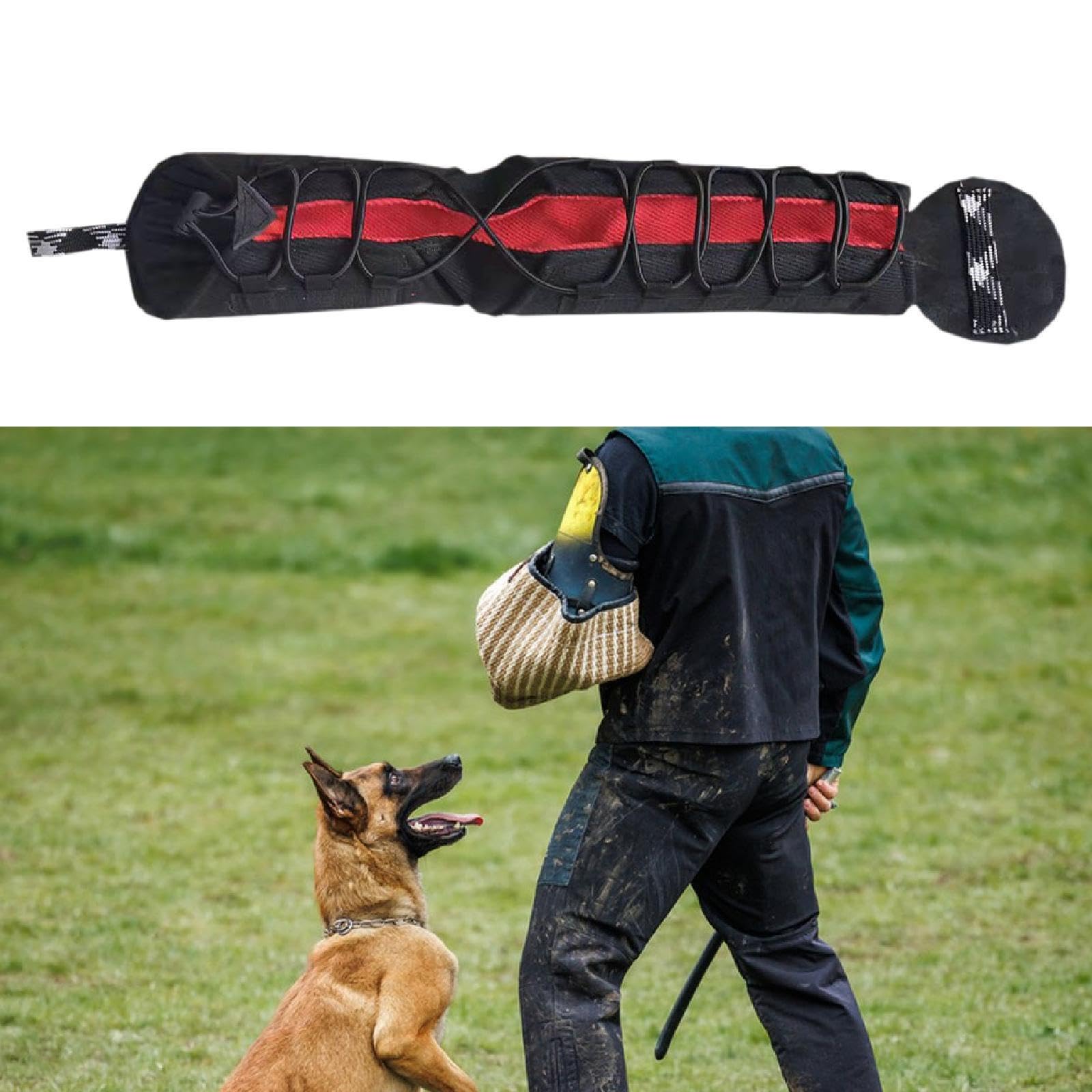 predolo Hundebissärmel Bissschutz Trainingsarm Protektionshülse Hundezubehör mit Starker Polsterung für Vielseitige Bissübungen für Hundetrainer