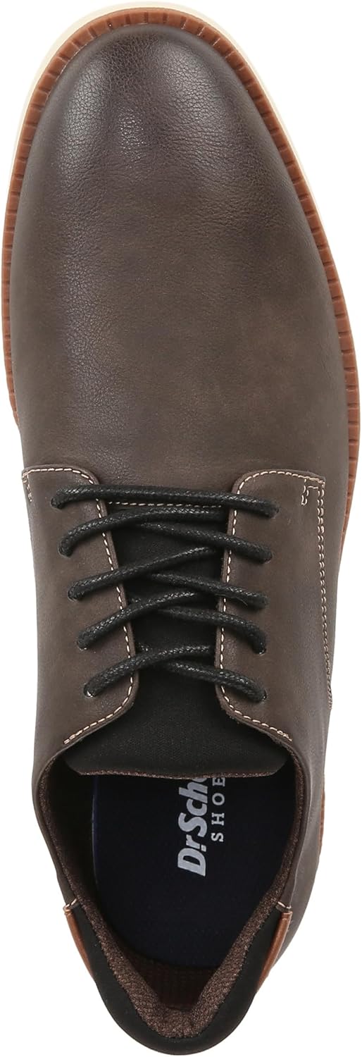 Dr. Scholl's Shoes Men's Sync Plain Toe Dress Casual Oxford, Dark Brown Fearless, 12 US - Image 10