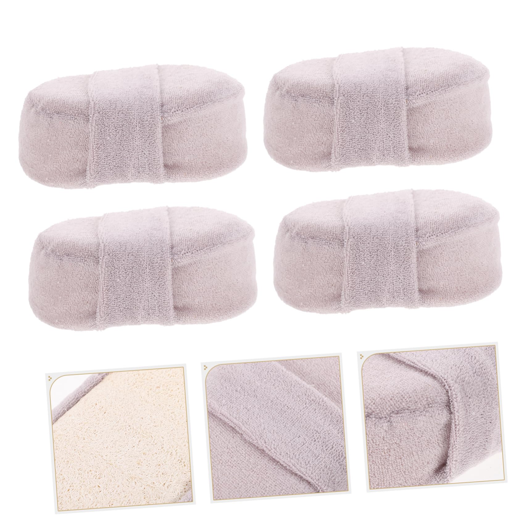 Healvian 12stücke Exfolierende Luffa-bade-schwamm-pads Teiliges Natürliche Peeling-schwämme Für Männer Und Frauen Sanfte Hautreinigung Und Pflege Für Entspannende Duscherlebnisse