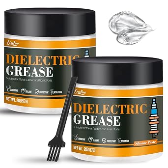 Dielectric Grease - 4oz Automotive Silicone Paste for Electrical Components and Connectors, Spark Plugs, Automotive O-Ring, Brake - Waterproof Silicone Grease, Heat Resistant and Easy Application