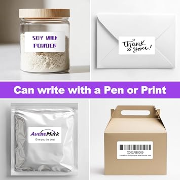 1000 Labels (100 Sheets) - 2 x 4 Shipping Address Labels - 10-Up Mailing Stickers for Laser/Inkjet Printers - 8.5 x 11 White Printer Labels - Multipurpose Address Papers