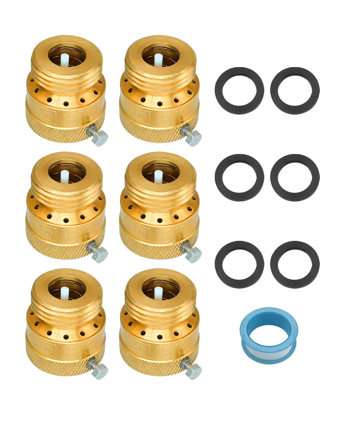 Buy EMIHO Anti Siphon Valve, Hose Bib Vacuum Breakers Set, 3/4 Inch GHT Hose Backflow Preventer