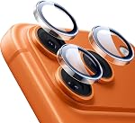 ESR 2 Pack caméra Lentor Protecteur pour iPhone 15 Pro Max/15 Pro/14 Pro Max/14 Pro, Ultra-basse HD Protège-objectif individuel, résistant aux rayures, verre trempé ultra-mince, Armorite Series, Effacer