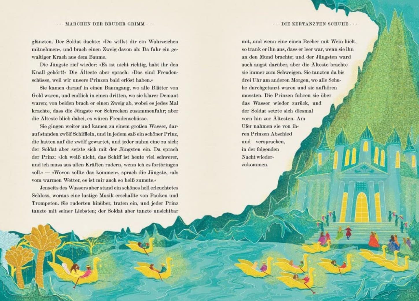 Kinderklassiker Bücher Bundle – "Die Schöne und das Biest" & "Schneewittchen und andere Märchen der Brüder Grimm" – MinaLima Schmuckausgabe – Märchenbuch Set – inkl. 2 exklusive Postkarten