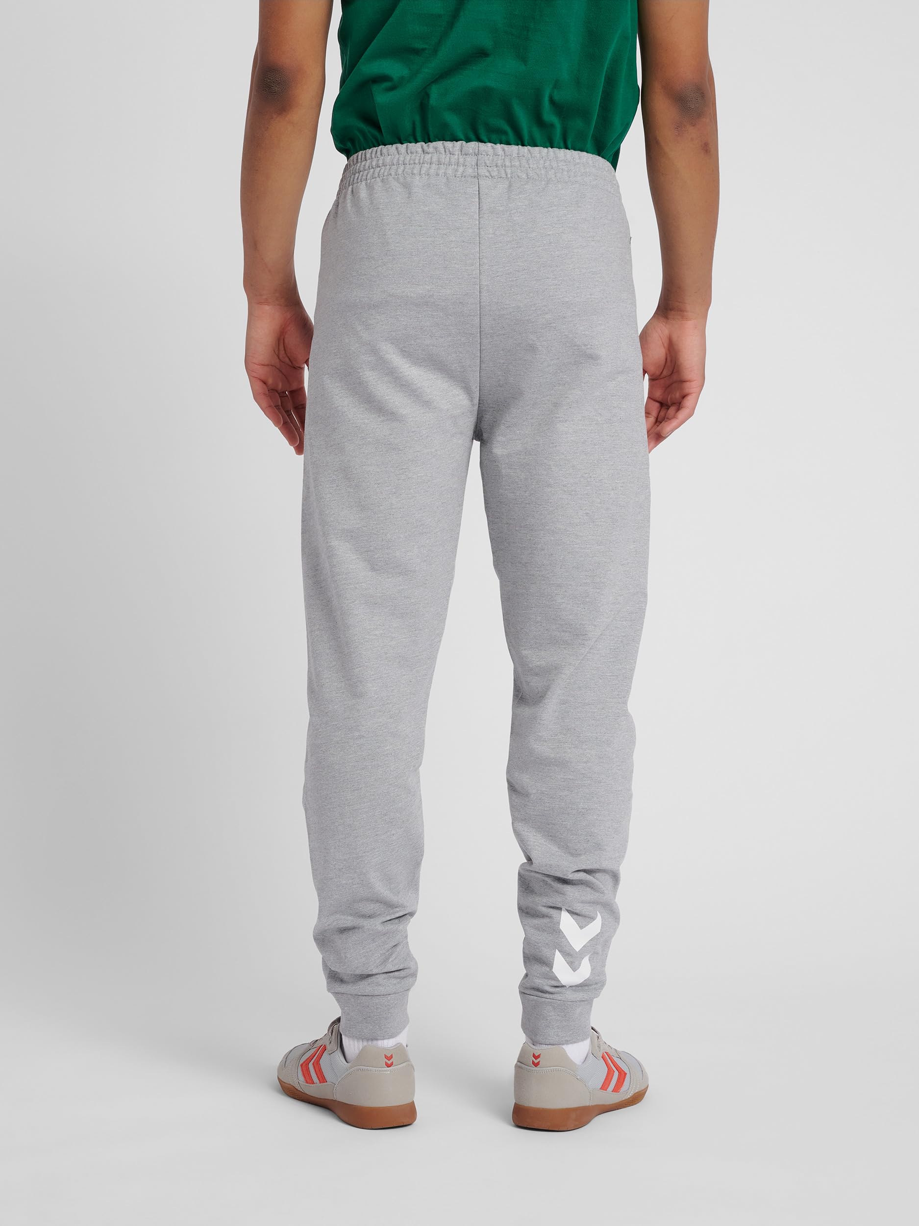 hummel Mens hmlGo Cotton Pant, Grey, Medium – Ansicht 4