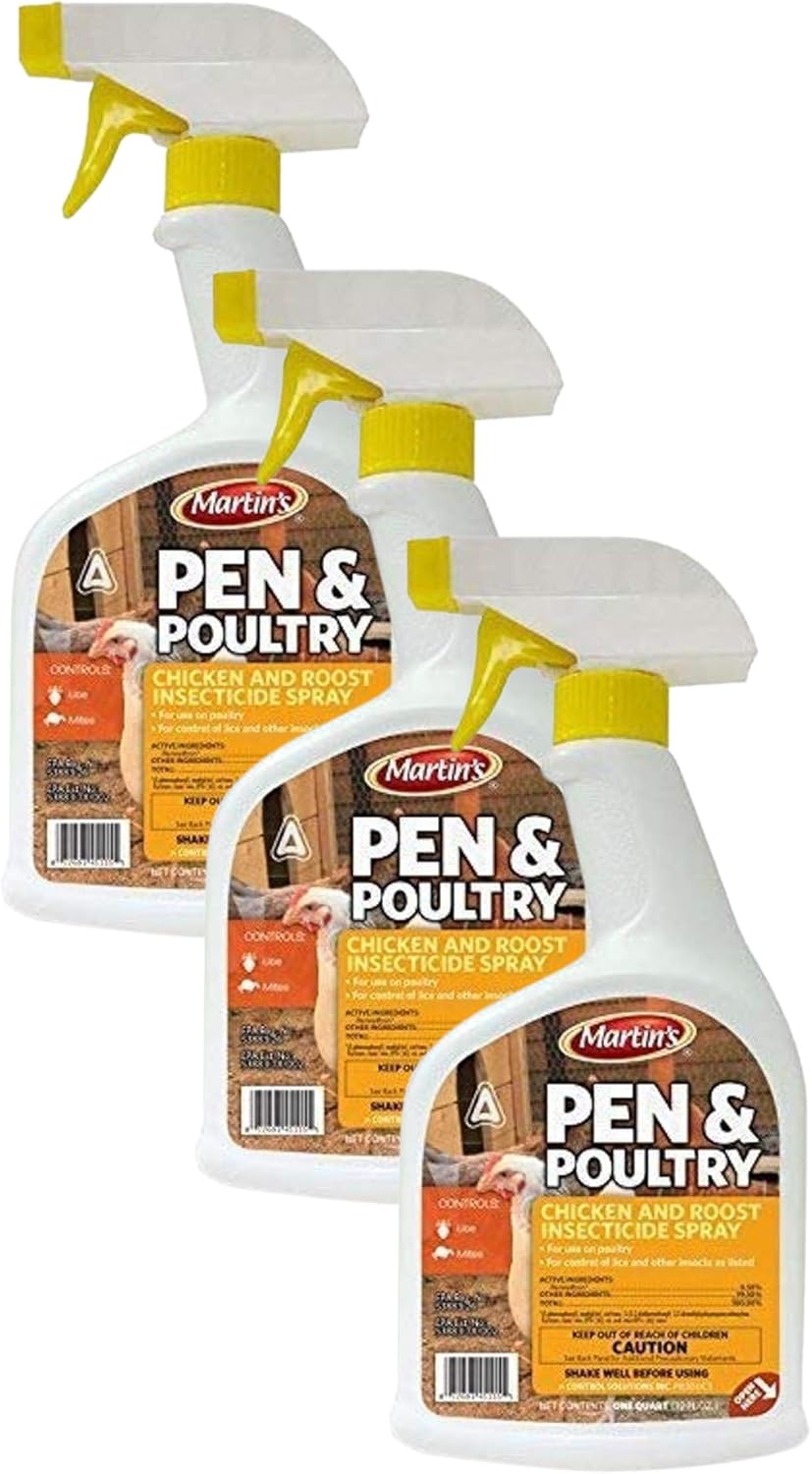 Amazon.com: MARTIN'S 825686 s Pen Poultry Insecticide Spray 32oz Quart ...