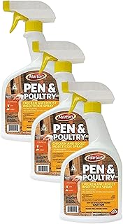 MARTIN'S 825686 s Pen Poultry Insecticide Spray 32oz Quart, 1 Count (Pack of 3), White Bottle